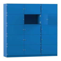 Flexeo® Schließfachschrank, 15 geschlossene Fächer, Breite 190,5 cm – Bild 20