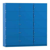 Flexeo® Schließfachschrank, 15 geschlossene Fächer, Breite 190,5 cm – Bild 21