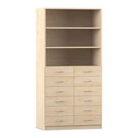 Flexeo® Schrank, 12 kleine Schubladen, 3 Fächer – Bild 21