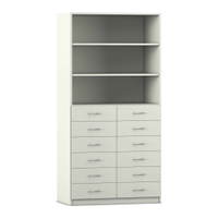 Flexeo® Schrank, 12 kleine Schubladen, 3 Fächer – Bild 12