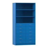 Flexeo® Schrank, 12 kleine Schubladen, 3 Fächer – Bild 18