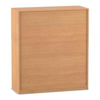 Flexeo® Schrank, 12 kleine Schubladen, 4 Fächer, Mittelwand, Breite 126,4 cm – Bild 9