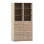 Flexeo® Schrank, 12 kleine Schubladen, 6 Fächer, Mittelwand, Breite 94,4 cm - Flexeo Schrank 12 kleine Schubladen 6 Faecher Mittelwand Breite 94 4 cm 818041V0025 P02 ZN