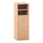 Flexeo® Schrank, 3 Hängeregister, 2 Fächer, Breite 48,1 cm - Flexeo Schrank 3 Haengeregister 2 Faecher Breite 48 1 cm 818024 P02 ZN