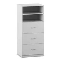 Flexeo® Schrank, 3 große Schubladen, 2 Fächer, Breite 64,1 cm – Bild 16