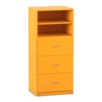 Flexeo® Schrank, 3 große Schubladen, 2 Fächer, Breite 64,1 cm - Flexeo Schrank 3 grosse Schubladen 2 Faecher Breite 64 1 cm 818020V0037 P02 ZN