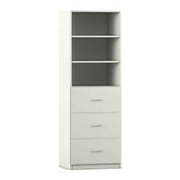 Flexeo® Schrank, 3 große Schubladen, 3 Fächer, Breite 64,1 cm – Bild 12