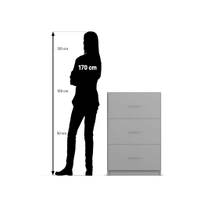 Flexeo® Schrank, 3 große Schubladen, Breite 64,1 cm – Bild 22