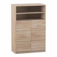 Flexeo® Schrank, 6 Hängeregister, 2 Fächer, Breite 94,4 cm – Bild 4