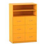 Flexeo® Schrank, 6 Hängeregister, 2 Fächer, Breite 94,4 cm - Flexeo Schrank 6 Haengeregister 2 Faecher Breite 94 4 cm 818026V0037 P02 ZN