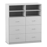Flexeo® Schrank, 6 Hängeregister, 4 Fächer, Mittelwand, Breite 126,4 cm – Bild 16