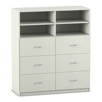 Flexeo® Schrank, 6 Hängeregister, 4 Fächer, Mittelwand, Breite 126,4 cm – Bild 12