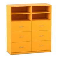 Flexeo® Schrank, 6 Hängeregister, 4 Fächer, Mittelwand, Breite 126,4 cm – Bild 2