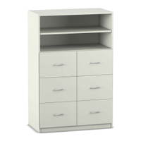 Flexeo® Schrank, 6 große Schubladen, 2 Fächer – Bild 12