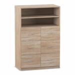 Flexeo® Schrank, 6 große Schubladen, 2 Fächer - Flexeo Schrank 6 grosse Schubladen 2 Faecher 818021V0025 P02 ZN