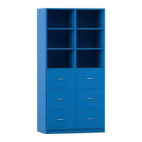 Flexeo® Schrank, 6 große Schubladen, 6 Fächer, Mittelwand, Breite 94,4 cm – Bild 18