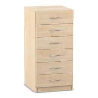 Flexeo® Schrank, 6 kleine Schubladen, Breite 48,1 cm – Bild 20