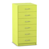 Flexeo® Schrank, 6 kleine Schubladen, Breite 48,1 cm – Bild 10