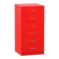 Flexeo® Schrank, 6 kleine Schubladen, Breite 48,1 cm – Bild 14