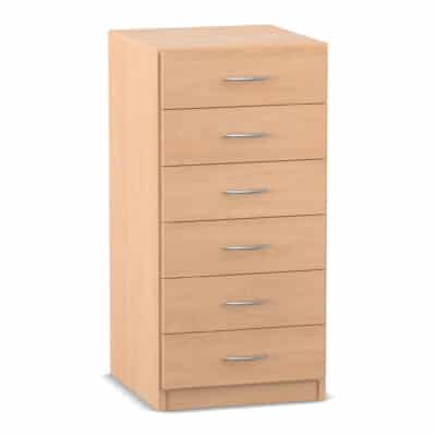 Flexeo® Schrank, 6 kleine Schubladen, Breite 48,1 cm
