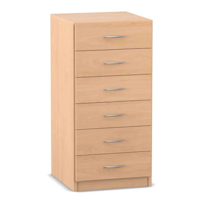 Flexeo® Schrank, 6 kleine Schubladen, Breite 48,1 cm