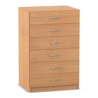 Flexeo® Schrank, 6 kleine Schubladen, Breite 64,1 cm – Bild 8