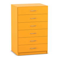 Flexeo® Schrank, 6 kleine Schubladen, Breite 64,1 cm – Bild 2