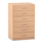 Flexeo® Schrank, 6 kleine Schubladen, Breite 64,1 cm - Flexeo Schrank 6 kleine Schubladen Breite 64 1 cm 818009 P02 ZN