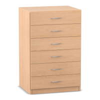 Flexeo® Schrank, 6 kleine Schubladen, Breite 64,1 cm