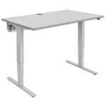 Flexeo® Schreibtisch höhenverstellbar, B x T: 120 x 80 cm - Flexeo Schreibtisch hoehenverstellbar B x T 120 x 80 cm 824152 c ZN