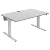 Flexeo® Schreibtisch höhenverstellbar, B x T: 140 x 80 cm