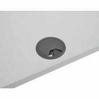 Flexeo® Schreibtisch, höhenverstellbar, B x T: 200 x 80 cm – Bild 3
