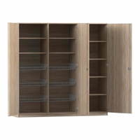 Flexeo® Sportschrank, 6 Gitterkörbe, 9 Fächer – Bild 5