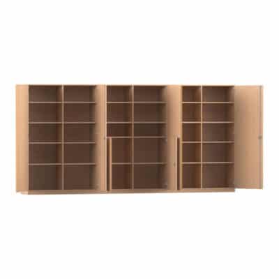 Flexeo® Systemschrankwand, 30 Fächer