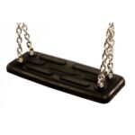 Sicherheits – Schaukelsitz Typ 1 aus EPDM Gummi, mit Aluminiumeinlage - Sicherheits – Schaukelsitz Typ 1 schwarz