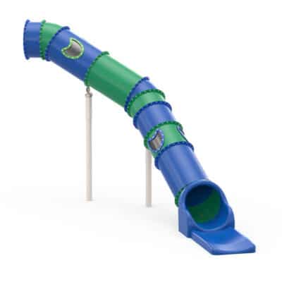 LEDON Röhrenrutsche kurvig - Starthöhe: 305 cm