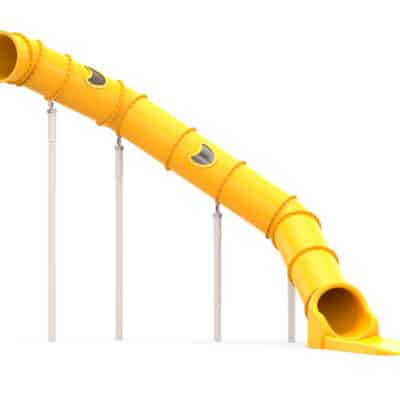 LEDON Röhrenrutsche kurvig - Starthöhe: 440 cm