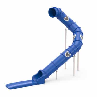 LEDON Röhrenrutsche kurvig - Starthöhe: 440 cm