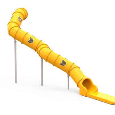 LEDON Röhrenrutsche S-förmig - Starthöhe: 410 cm