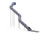 LEDON Röhrenrutsche S-förmig – Starthöhe: 688 cm - TB6817 3d