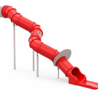 LEDON Röhrenrutsche S-förmig - Starthöhe: 387 cm