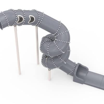 LEDON Spiral-Röhrenrutsche - Starthöhe: 600 cm