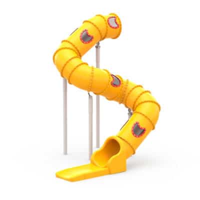 LEDON Röhrenrutsche S‑förmig - Starthöhe: 370 cm