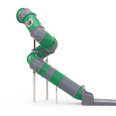 LEDON Röhrenrutsche Kombiniert - Starthöhe: 440 cm