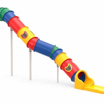 LEDON Röhrenrutsche S-förmig - Starthöhe: 350 cm