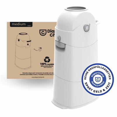 Geruchsdichter Windeleimer Diaper Champ Medium (ca. 50 Windeln)