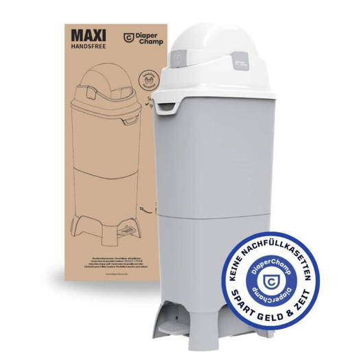 04008 - Image1.1_1280x1280 Geruchsdichter Windeleimer Diaper Champ ONE Maxi Handsfree mit Pedal - 04008 – Image1.1 1280x1280