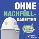 Geruchsdichter Windeleimer Diaper Champ ONE Maxi Handsfree mit Pedal - 04008 – Image2 1280x1280