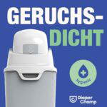 Geruchsdichter Windeleimer Diaper Champ ONE Maxi Handsfree mit Pedal - 04008 – Image3 1280x1280