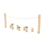 Balancierparcours mit Seil – ROBINIA RB1272 - 0f55 rb12721s